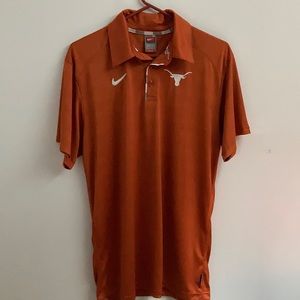 NIKE Texas Longhorns golf polo shirt UT size M